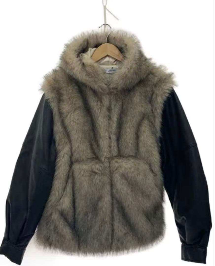 ラグアジェム LAGUA GEM 2WAY FAUX ファーブルゾン