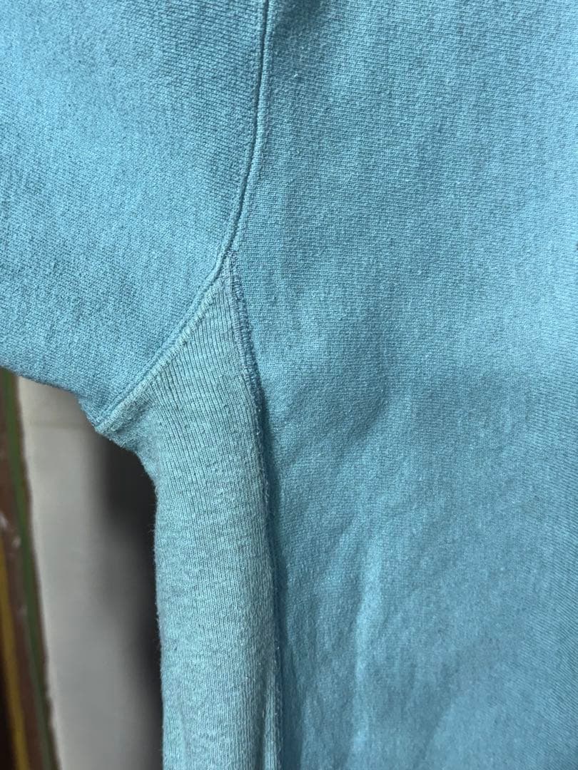 90s 刺繍タグ レアChampion ReverseWeave エルボーパッチ