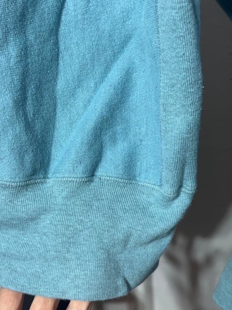 90s 刺繍タグ レアChampion ReverseWeave エルボーパッチ