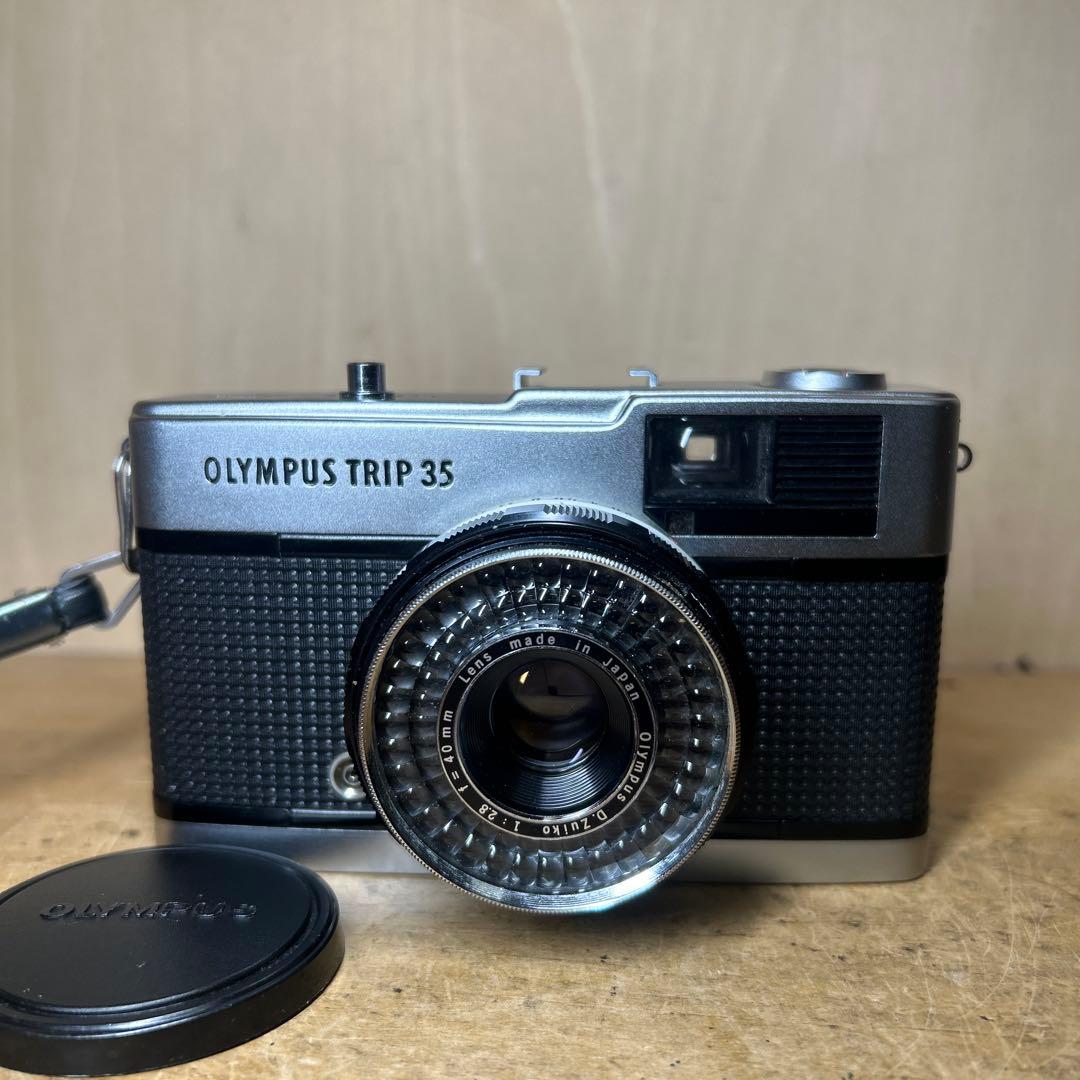 Olympus Trip 35 人気カメラ　赤ベロ快調　稀に見る美品
