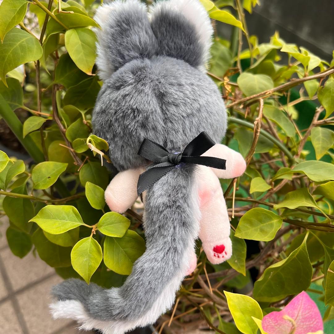 ゆ*じ様 自作ぬい 灰狐ちゃん 無属性ぬいぐるみ