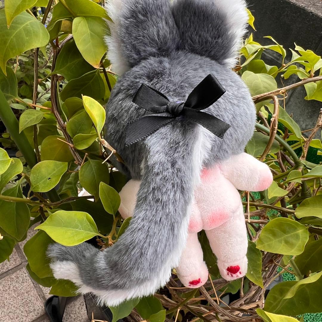 ゆ*じ様 自作ぬい 灰狐ちゃん 無属性ぬいぐるみ
