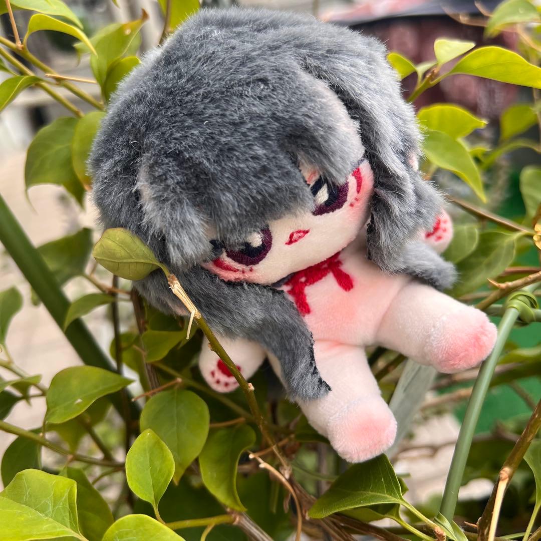 ゆ*じ様 自作ぬい 灰狐ちゃん 無属性ぬいぐるみ