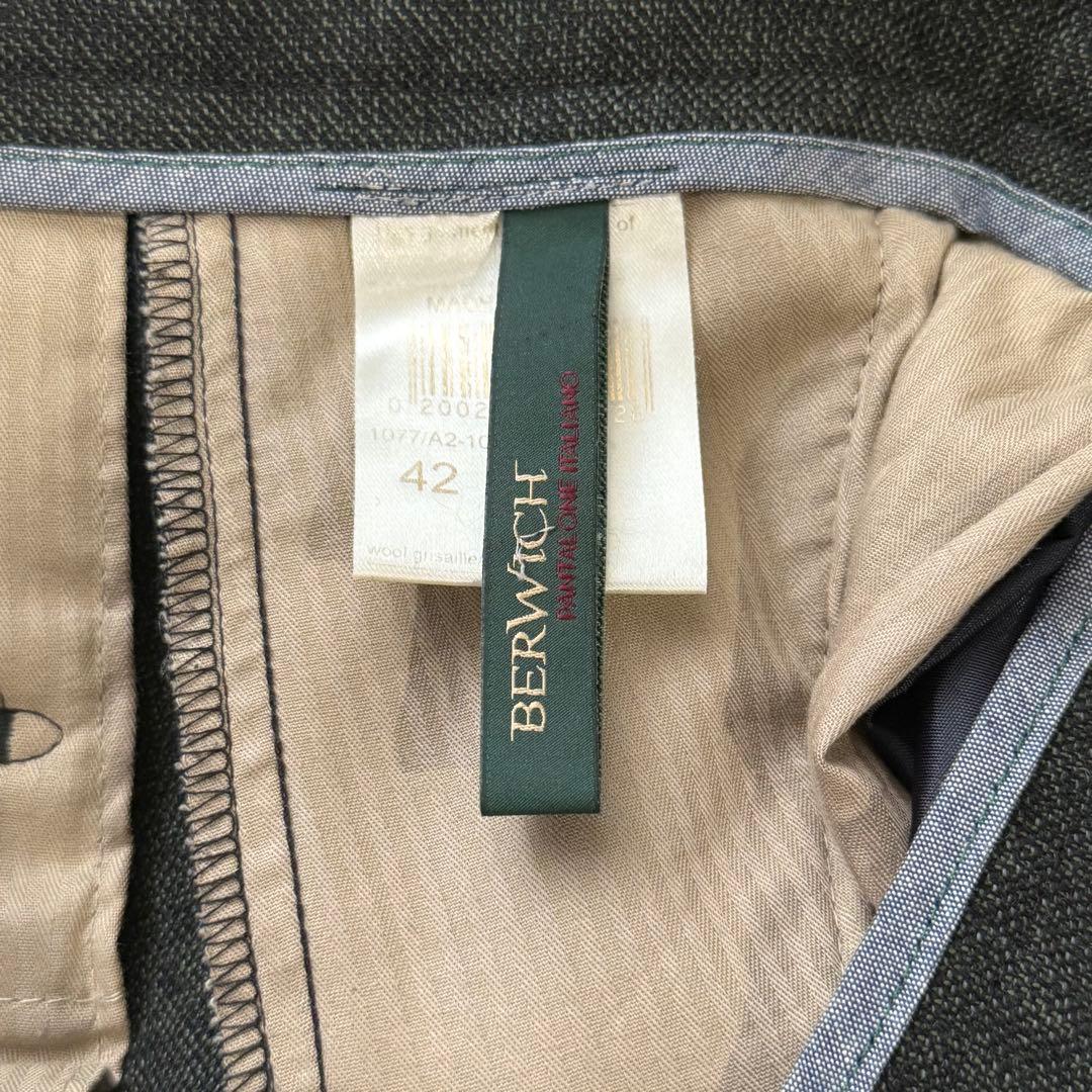 BERWICH ベルウィッチ サルーテ ウール シャークスキン パンツ