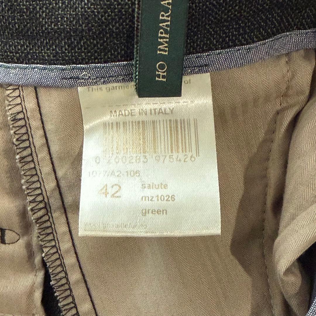 BERWICH ベルウィッチ サルーテ ウール シャークスキン パンツ