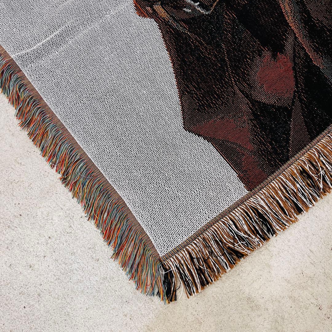 ラグ・カーペット FEROCIOUS doberman jacquard blanket rug