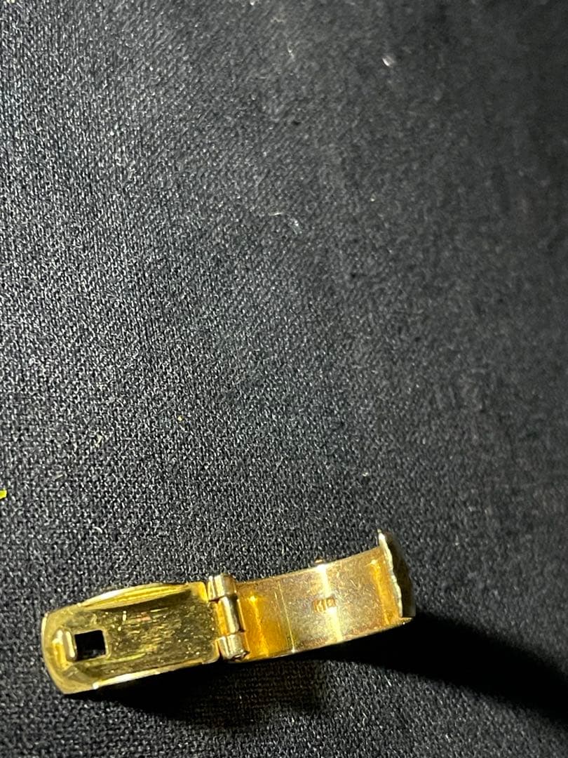 K18 ネクタイリング　アクセサリー　ヴィンテージ　レトロ