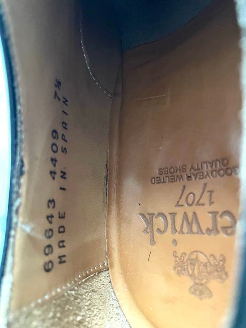 【美品】Berwirkストレートチップ