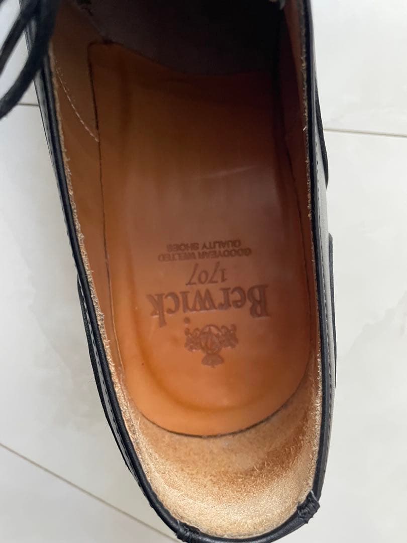 【美品】Berwirkストレートチップ