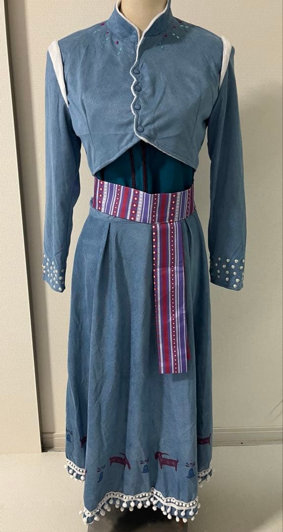 アナと雪の女王 アナ 家族の思い出 コスプレ衣装　仮装　大人用　dハロ