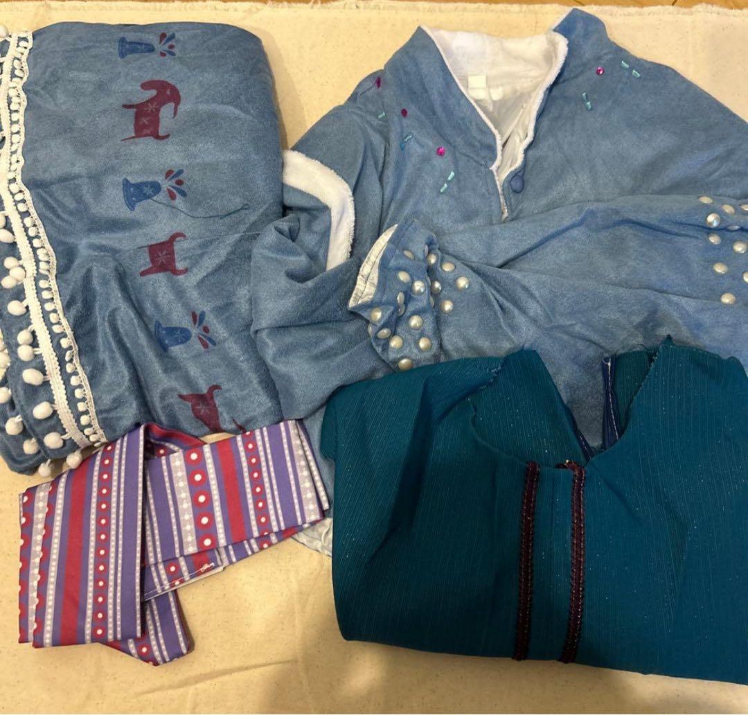 アナと雪の女王 アナ 家族の思い出 コスプレ衣装　仮装　大人用　dハロ