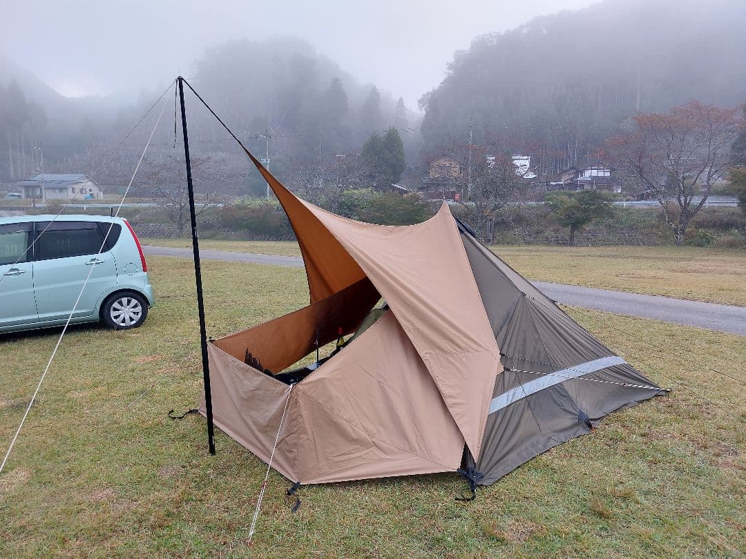 熱田野営具シルス170tcと専用ポール生産終了品