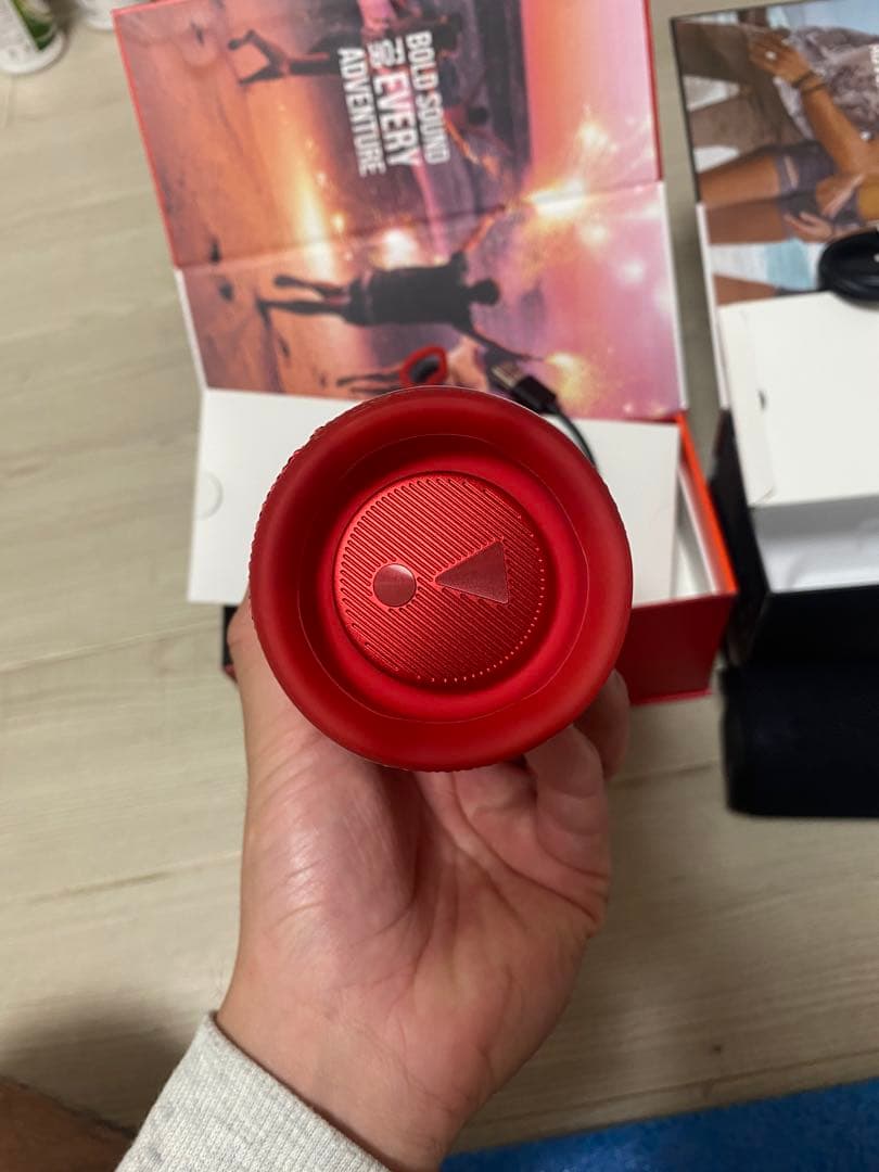 JBL FLIP6 ワイヤレススピーカー 赤 黒 セット 新品同様