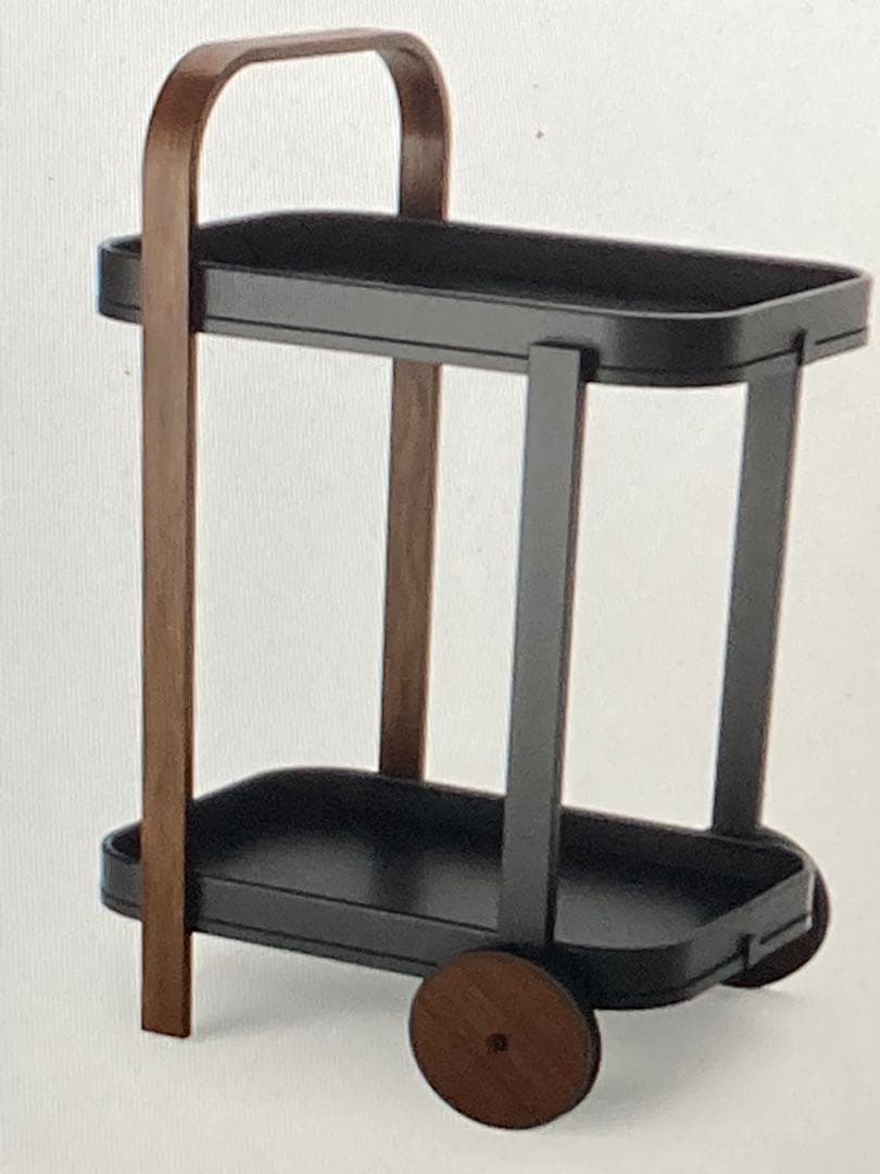 【未使用】Umbra ベルウッド サービングカート　ブラック/ウォルナット