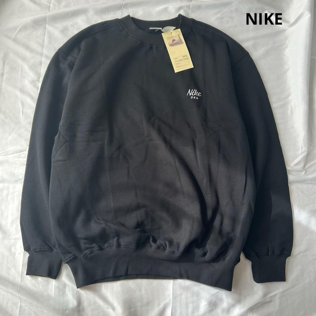 NIKE デッドストック 90s 銀タグ スウェット トレーナー ブラック L