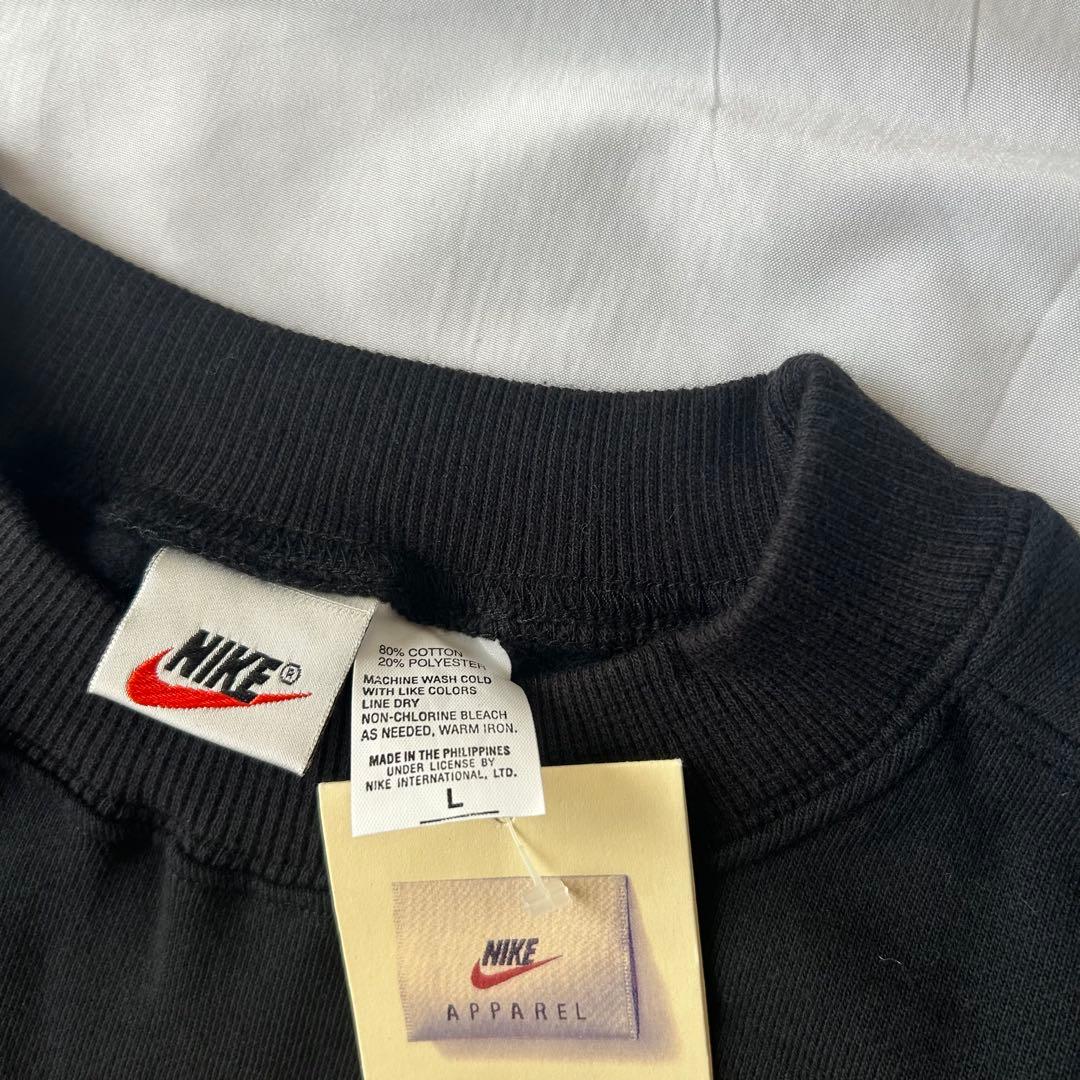 NIKE デッドストック 90s 銀タグ スウェット トレーナー ブラック L