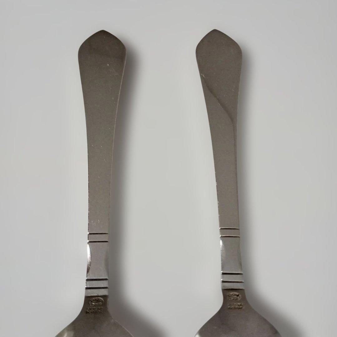 ジョージジェンセン　コンチネンタル　コーヒースプーンペア　シルバー９２５　未使用