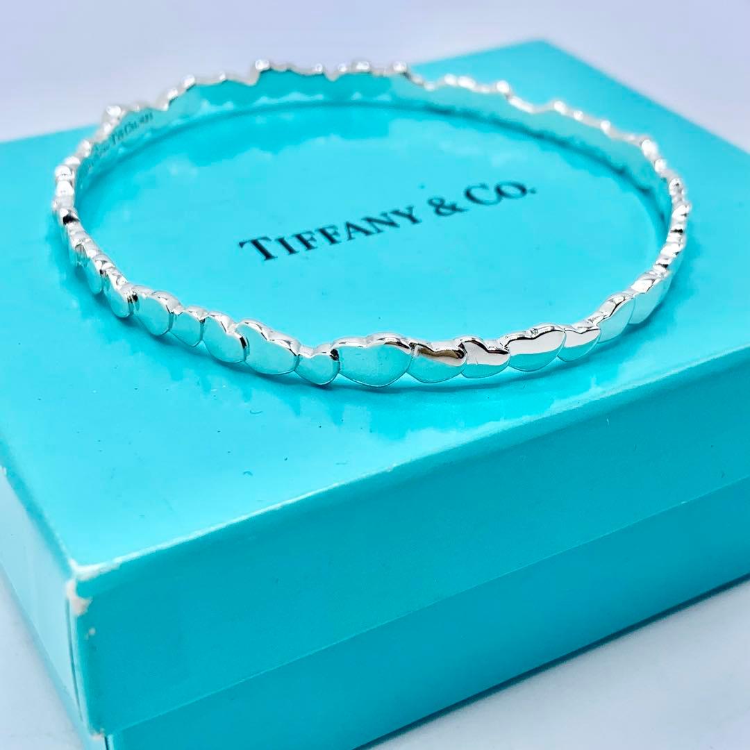 【極美品/超希少】ティファニー　バングル　クラウン　モダン　ハート　パロマピカソ