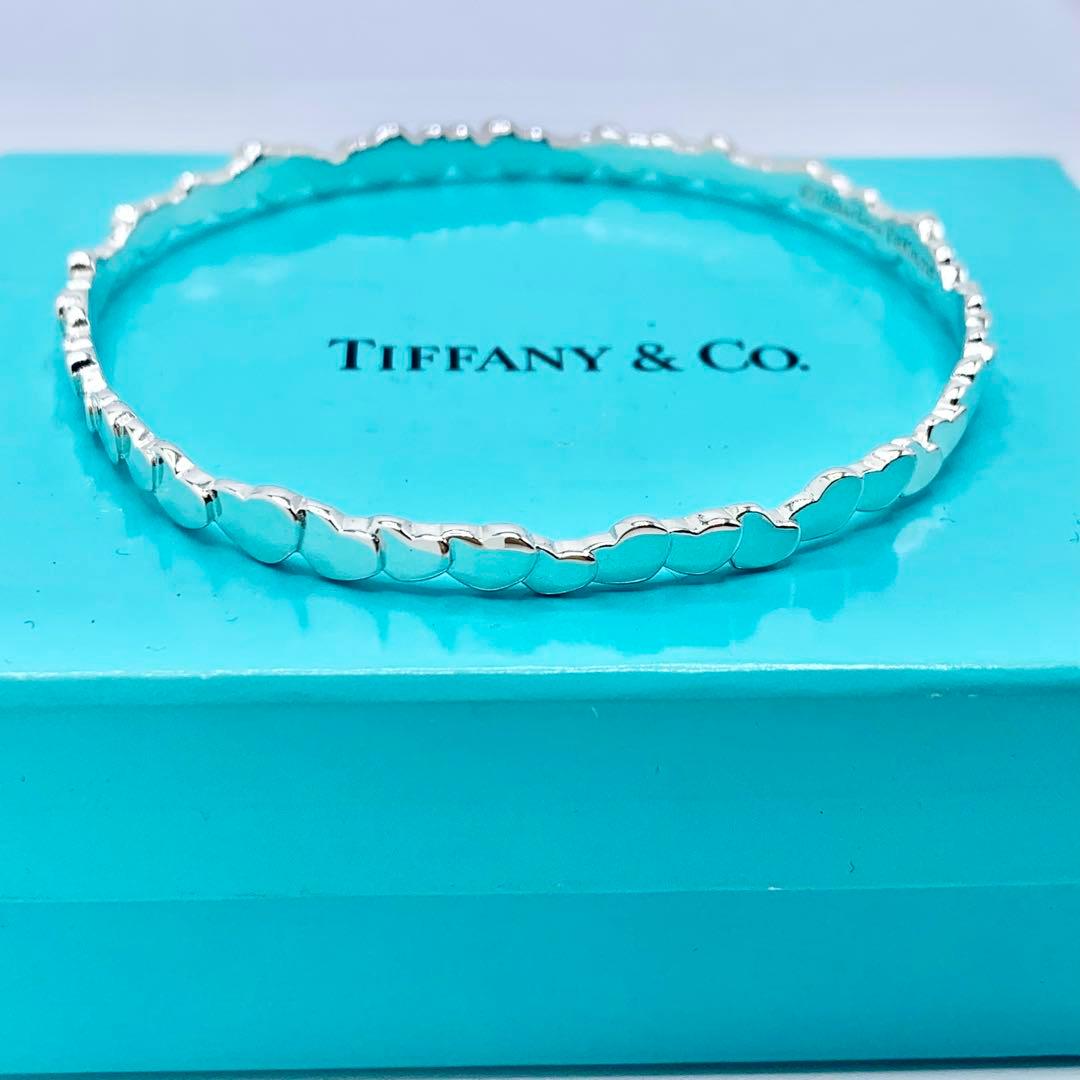 【極美品/超希少】ティファニー　バングル　クラウン　モダン　ハート　パロマピカソ