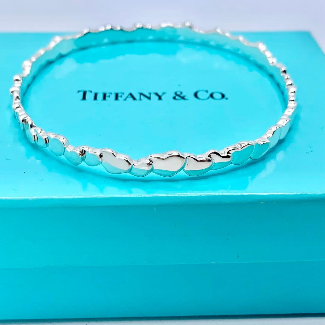 【極美品/超希少】ティファニー　バングル　クラウン　モダン　ハート　パロマピカソ