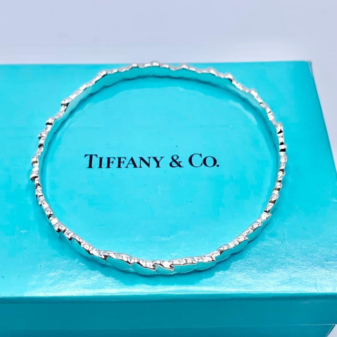 【極美品/超希少】ティファニー　バングル　クラウン　モダン　ハート　パロマピカソ