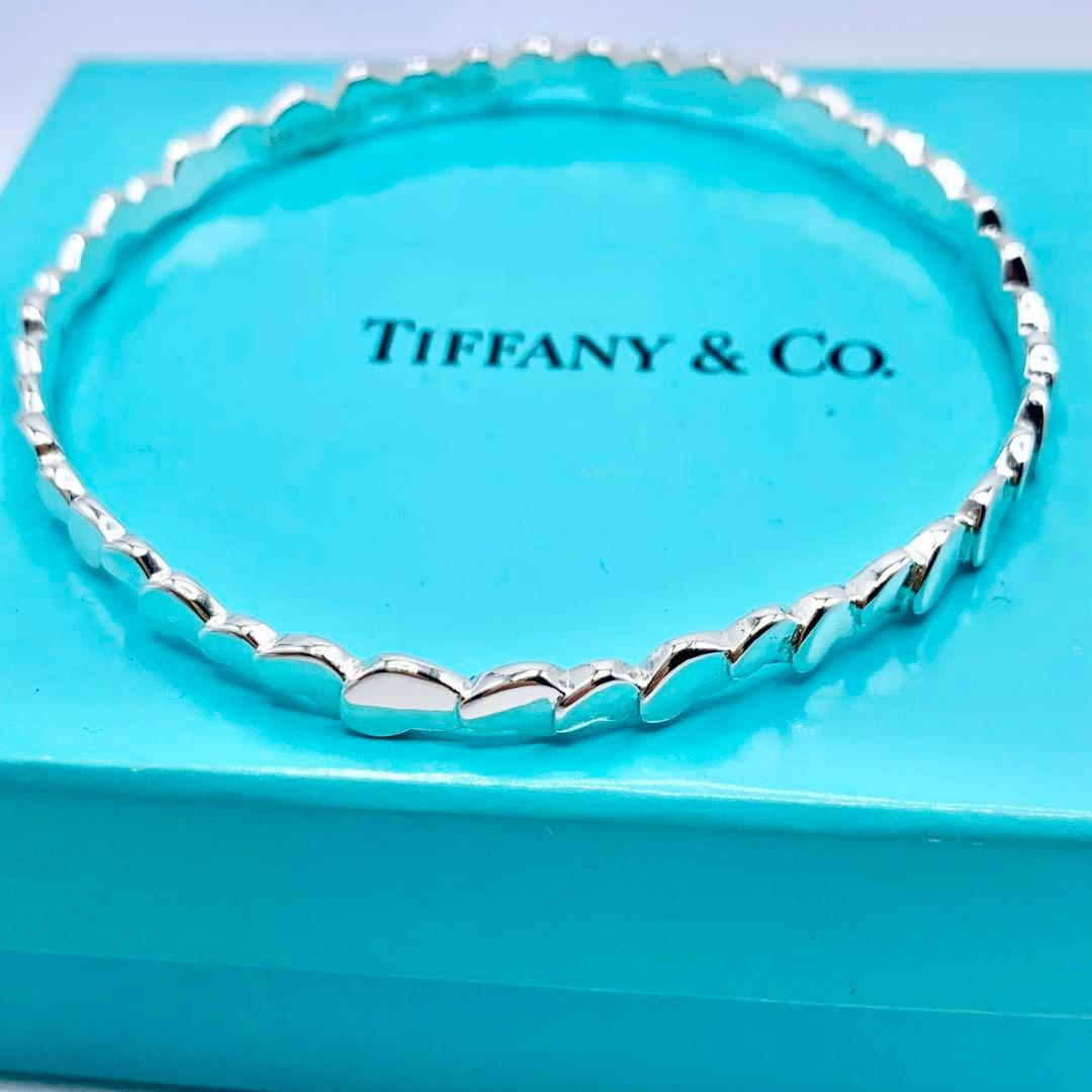 【極美品/超希少】ティファニー　バングル　クラウン　モダン　ハート　パロマピカソ