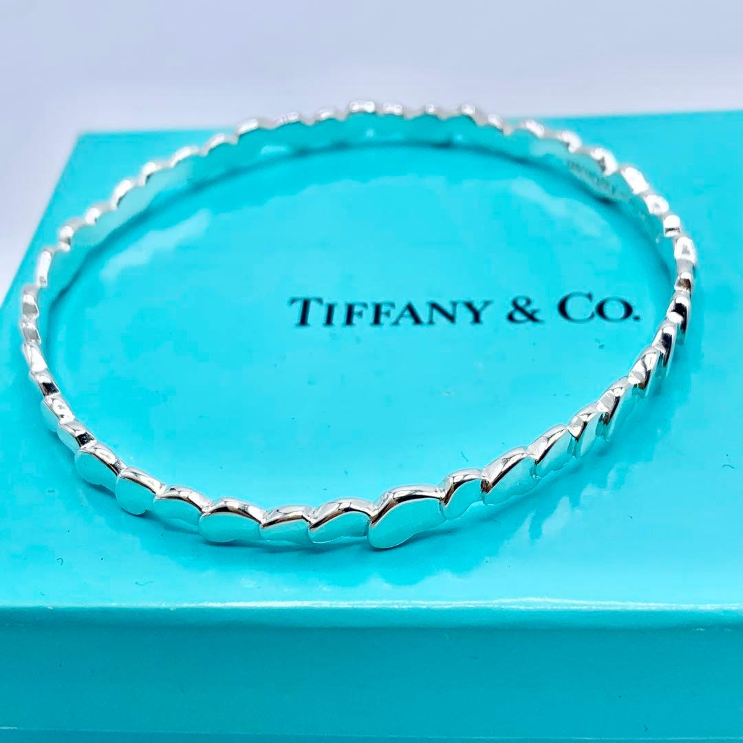 【極美品/超希少】ティファニー　バングル　クラウン　モダン　ハート　パロマピカソ