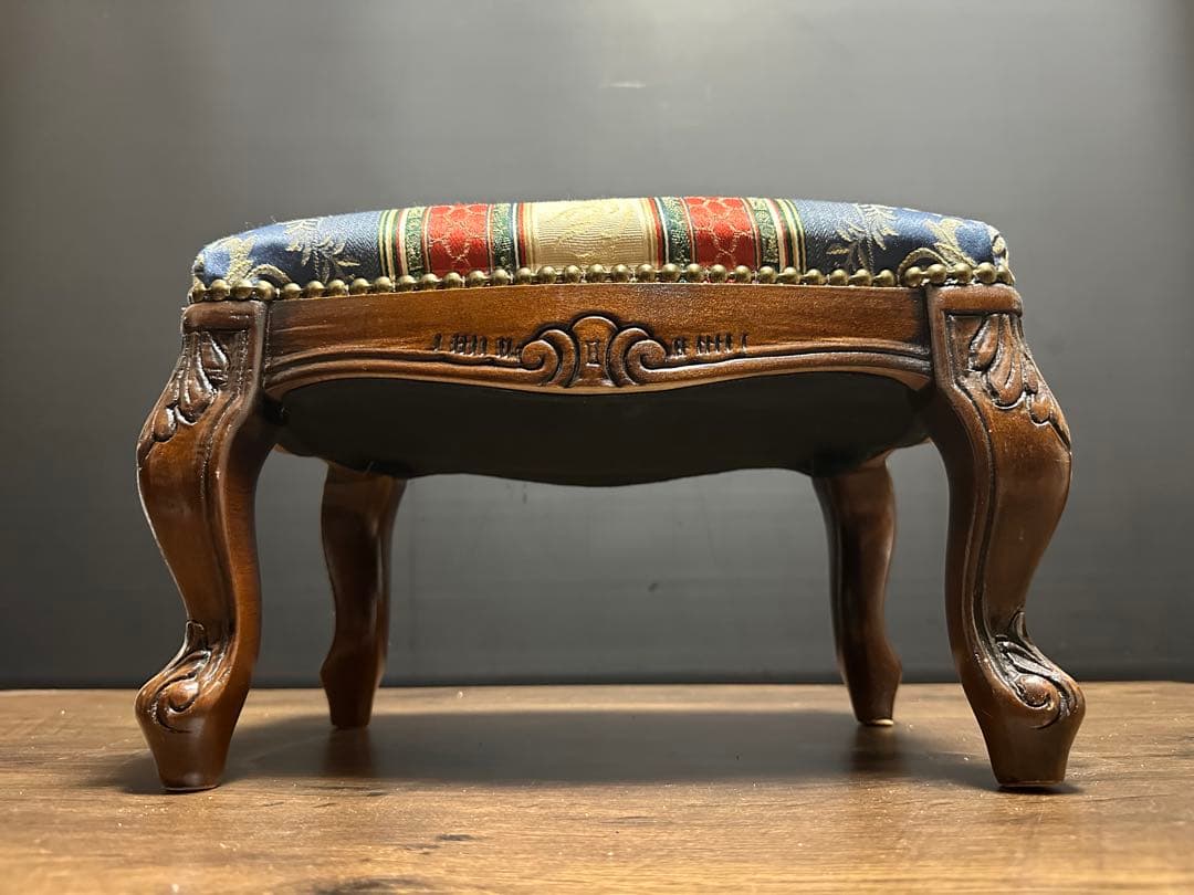 イタリア 家具 ヴェローナクラシック フットスツール 猫脚 輸入家具