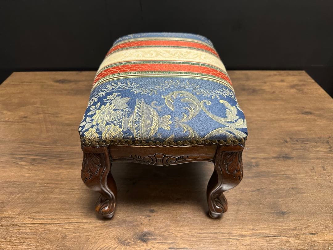 イタリア 家具 ヴェローナクラシック フットスツール 猫脚 輸入家具