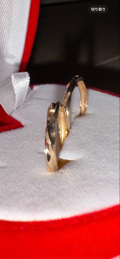 @*様 AVALANCHE 10Kイエローゴールドピアス 15mm定価1個15,