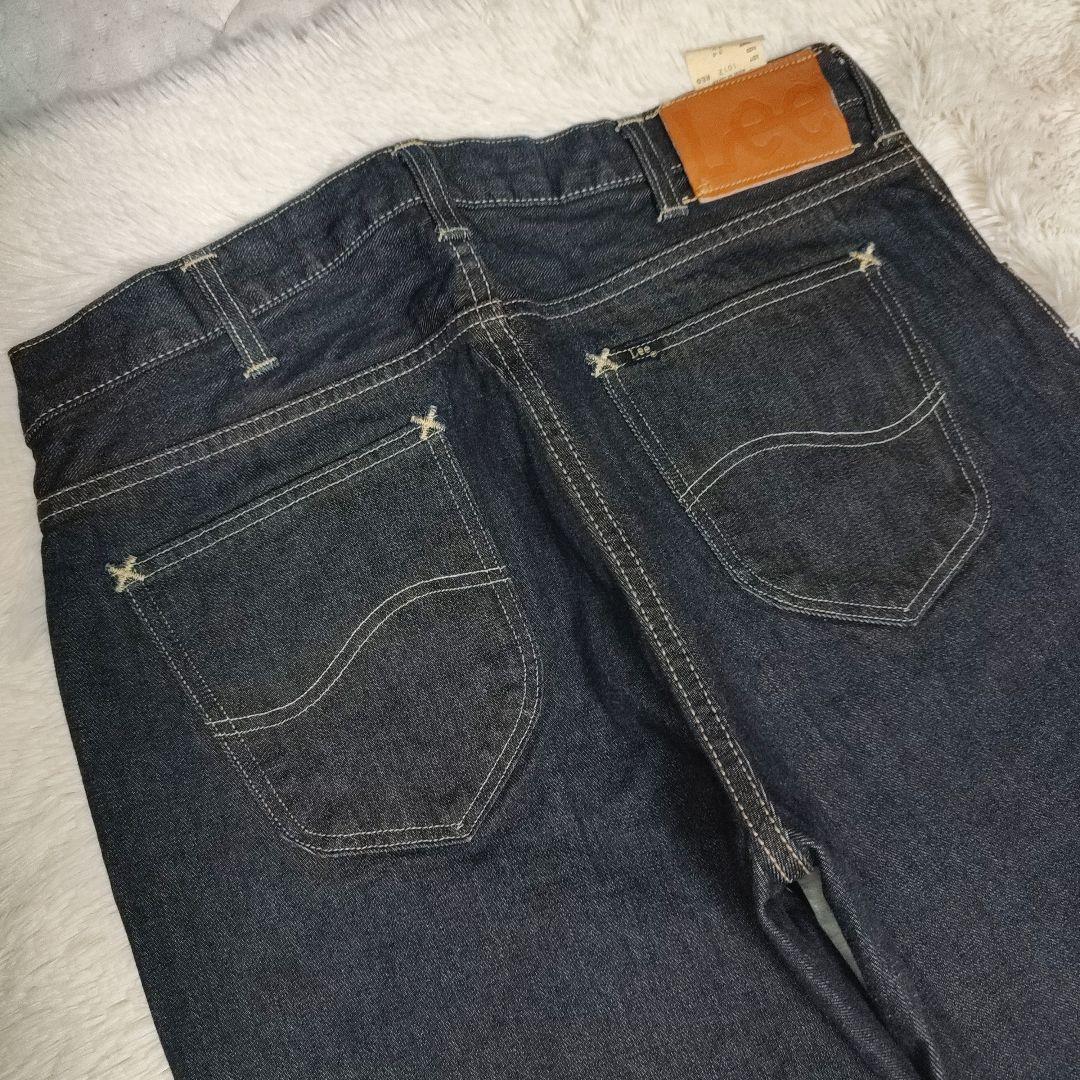 美品 Lee W34 101Z LM8101 ストレートデニム 日本製 濃紺
