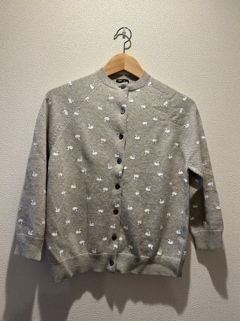 トップス R&D.M.Co. HYDE PARK CARDIGAN H.GRAY