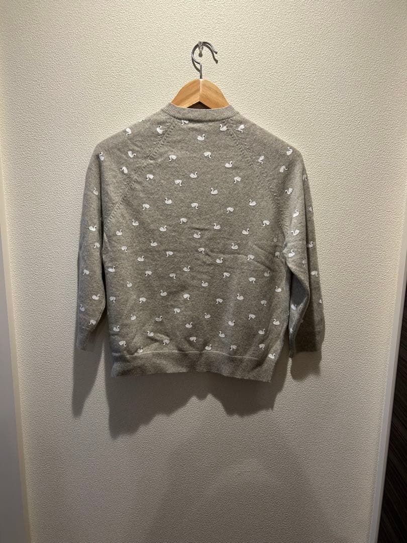 トップス R&D.M.Co. HYDE PARK CARDIGAN H.GRAY