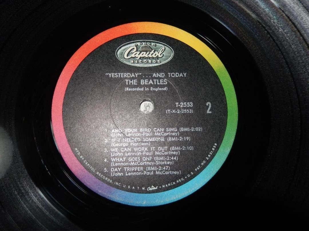 洋楽 beatles yesterday and today us mono