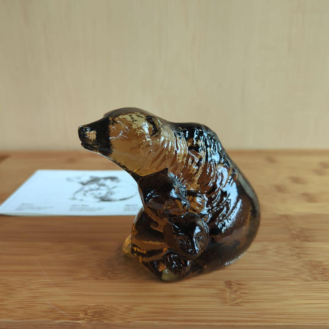 限定4500体 KOSTA BODA WWF 世界自然保護基金 　クマの親子♪