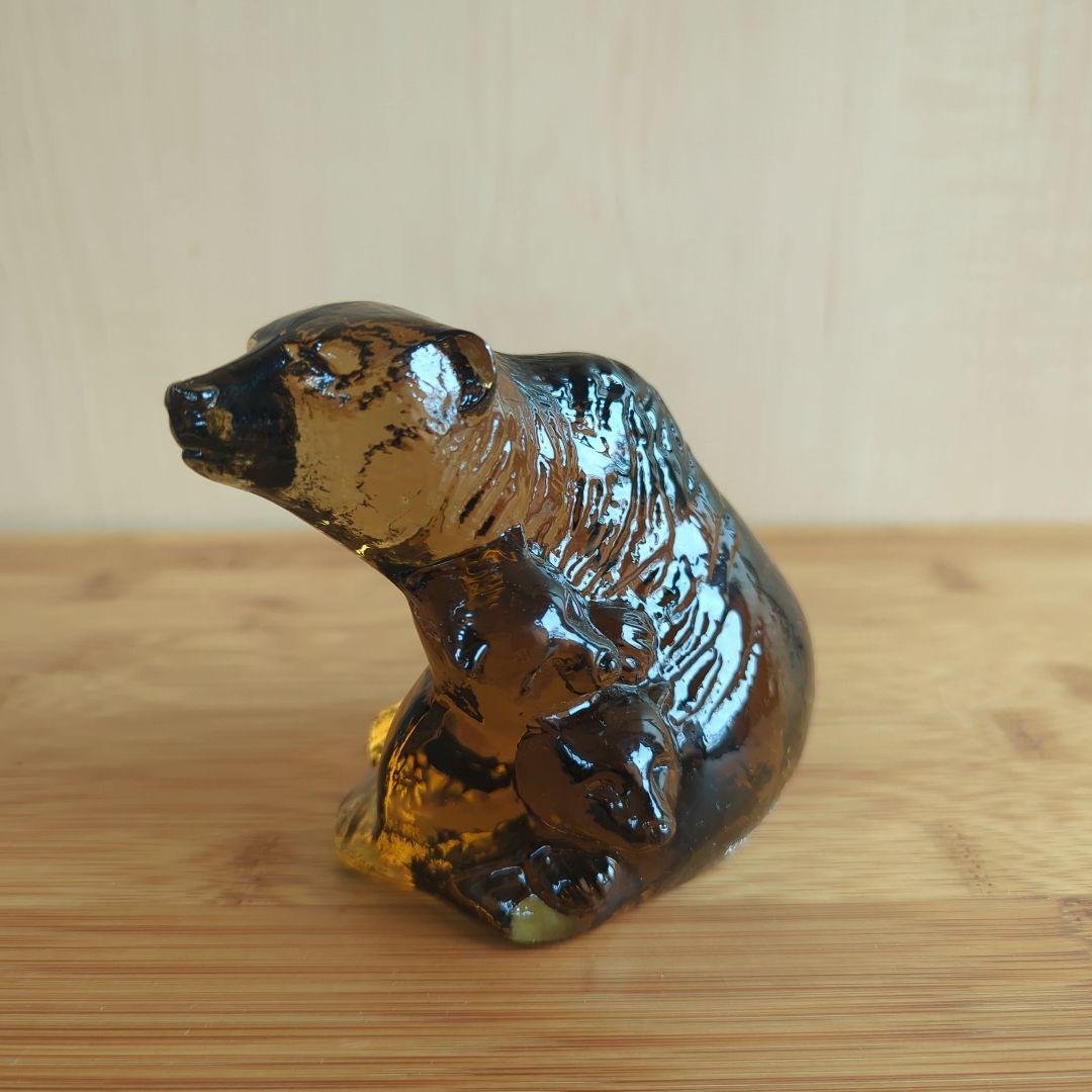 限定4500体 KOSTA BODA WWF 世界自然保護基金 　クマの親子♪