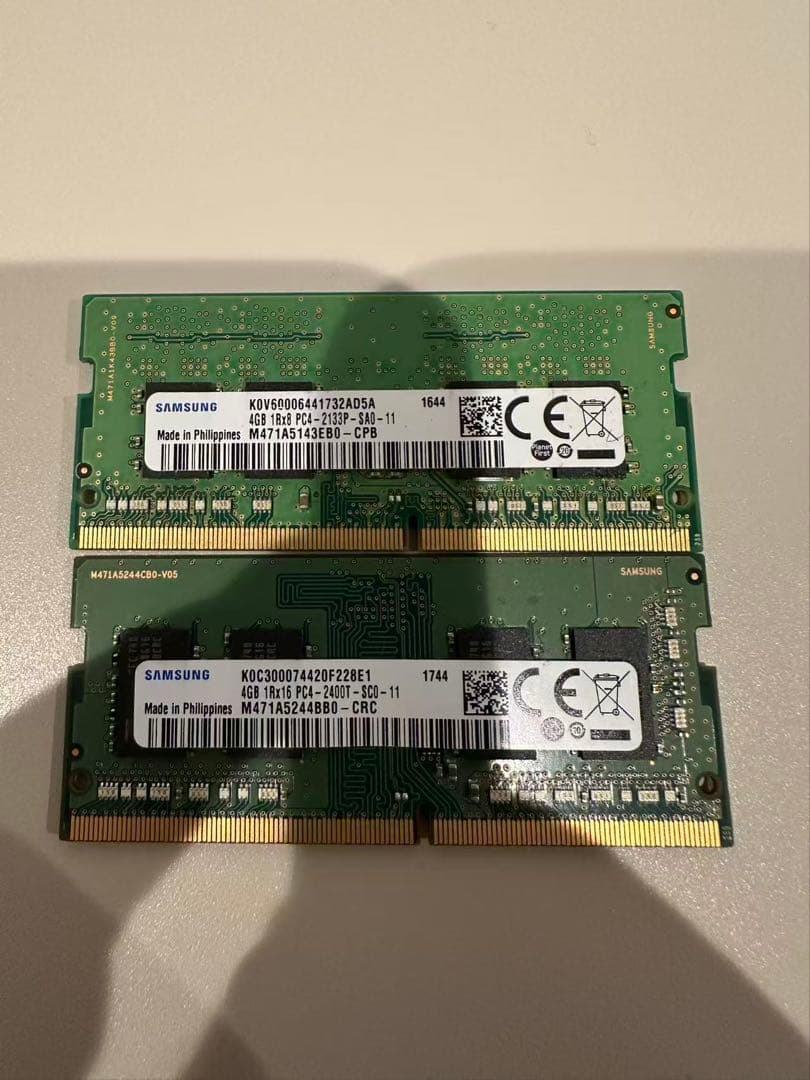 Samsung ノートPC用 DDR4 メモリ 8GB（4GB×2）セット
