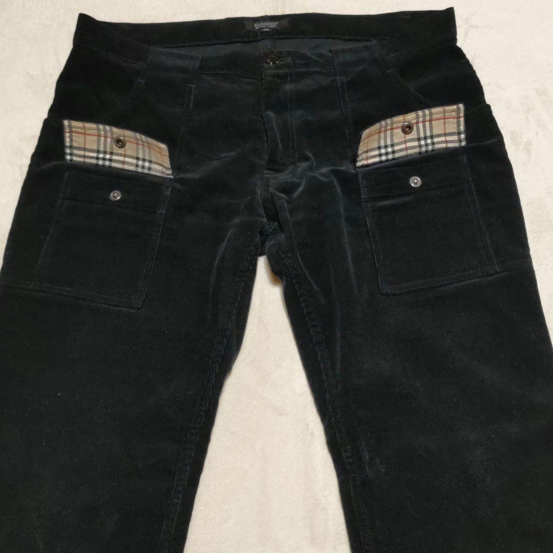 【美品】バーバリーブラックレーベル コーデュロイ ノバチェック セットアップ