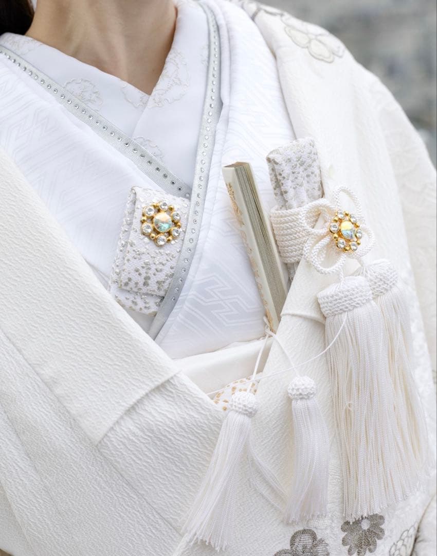 花嫁白無垢色打掛　懐剣筥迫9点セット