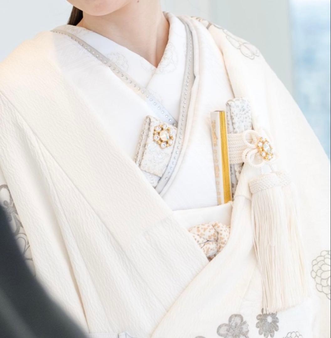 花嫁白無垢色打掛　懐剣筥迫9点セット