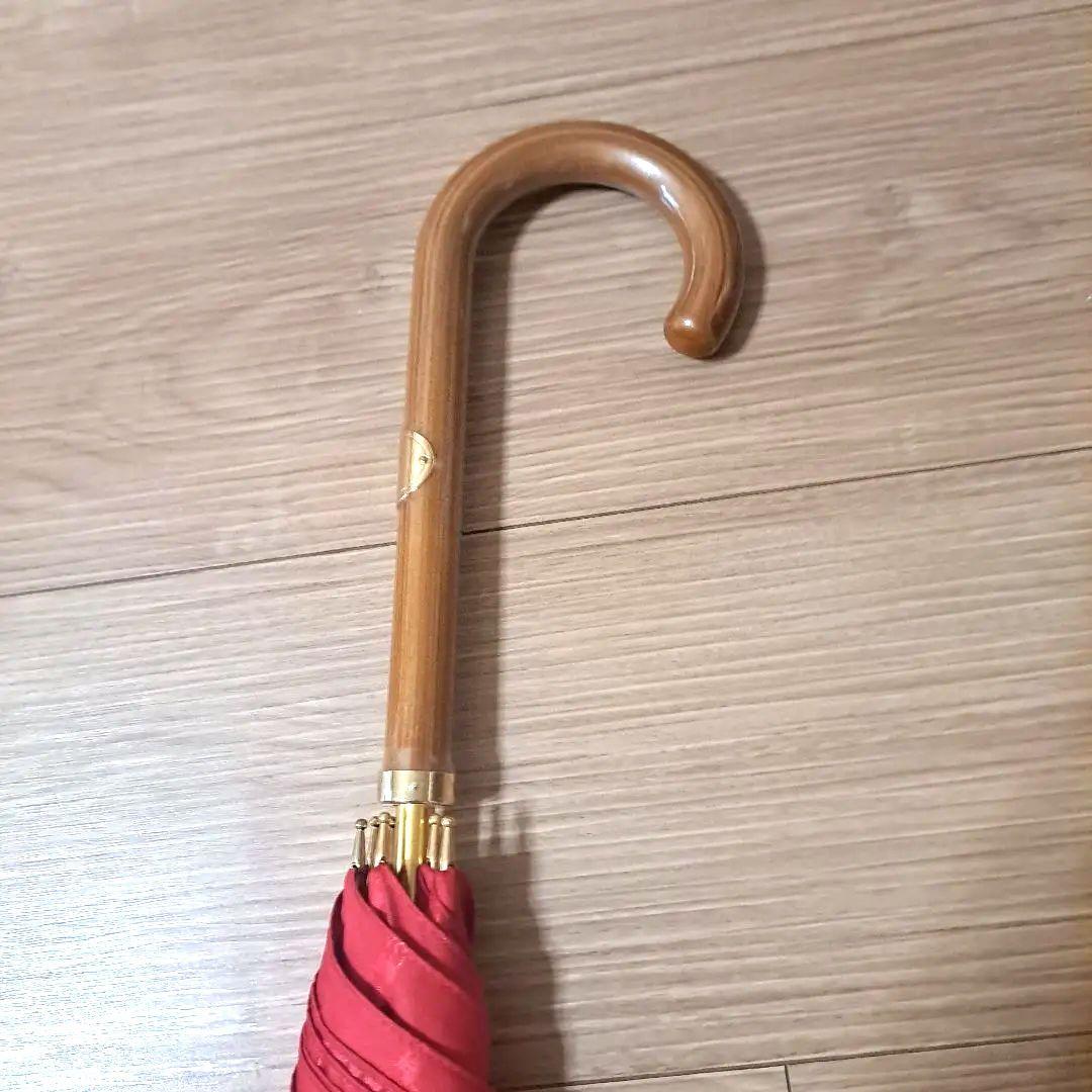 POLOラルフローレン赤い長傘 カーブハンドル 大人気商品！めちゃくちゃ可愛い