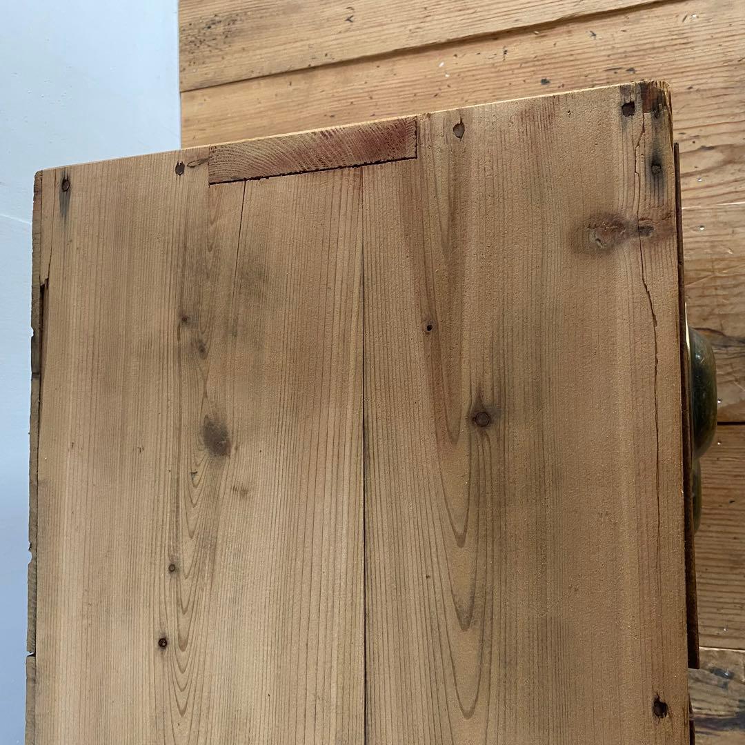 アンティーク ローボード テレビ台 チェスト 棚 無垢材 前欅 無塗装 z990