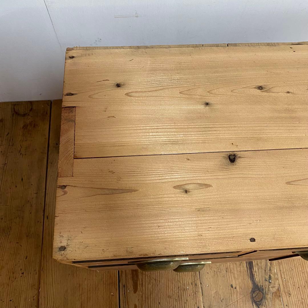 アンティーク ローボード テレビ台 チェスト 棚 無垢材 前欅 無塗装 z990