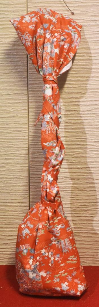 最高級三味線●金細●子持ち綾杉●トチ入り●紅木●ケース付●24-10-19-04