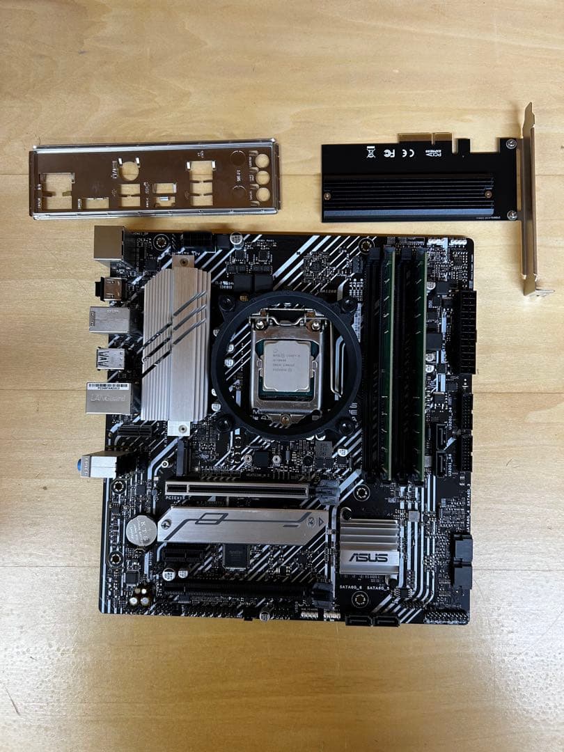 マザーボード ASUS PRIME B560M-A + Intel Core i5-10400