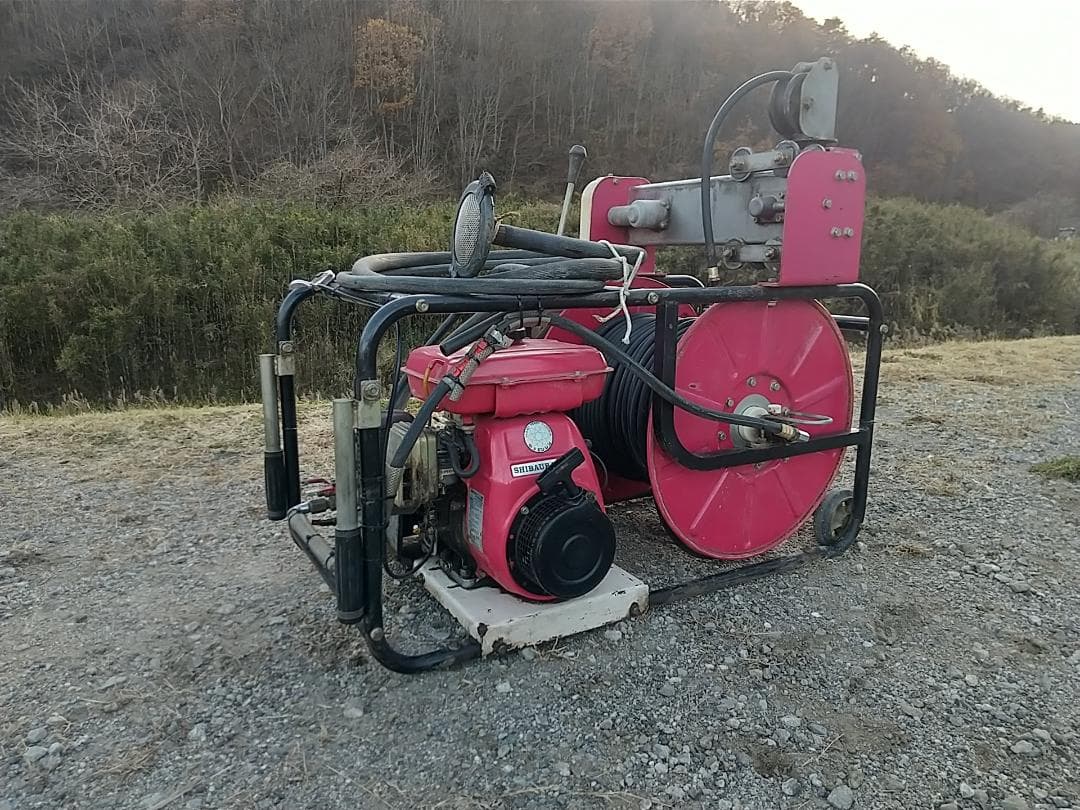 丸山 MS3500 高圧動噴 自動整列巻取り付き 100m 即使用可能