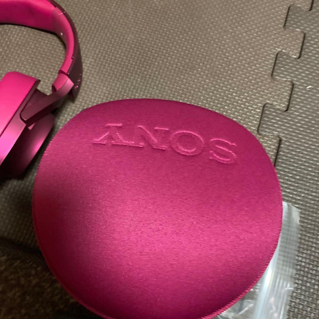 SONY ワイヤレスヘッドホン ワインレッド MDRー100ABN未使用品