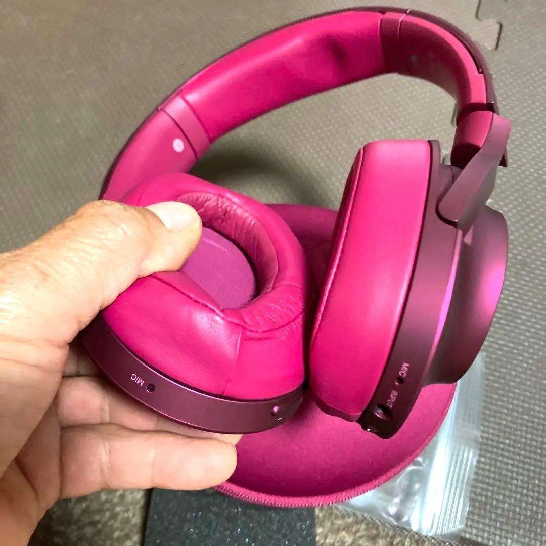 SONY ワイヤレスヘッドホン ワインレッド MDRー100ABN未使用品