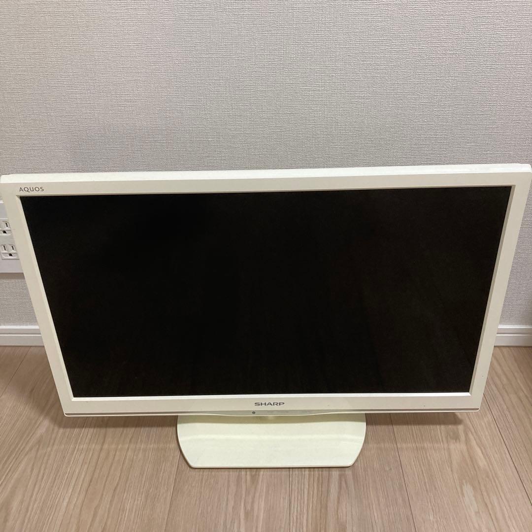 SHARP テレビ　24型　白