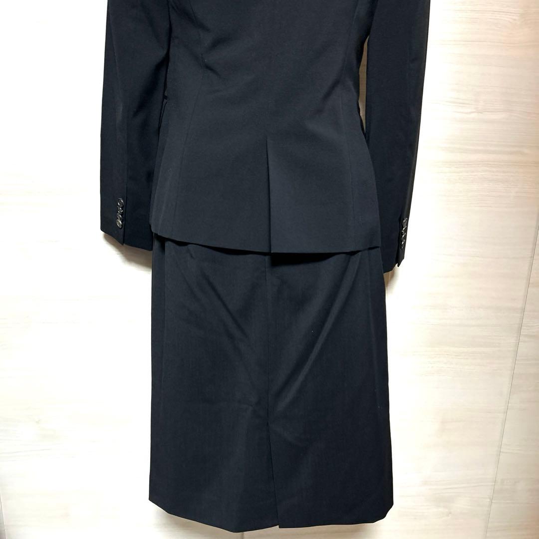 美品　Burberry バーバリーロンドン スカートスーツ　就職　黒　38